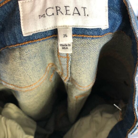 NWOT THE GREAT. The Straight A Jean Size 25 - Picture 4 of 5